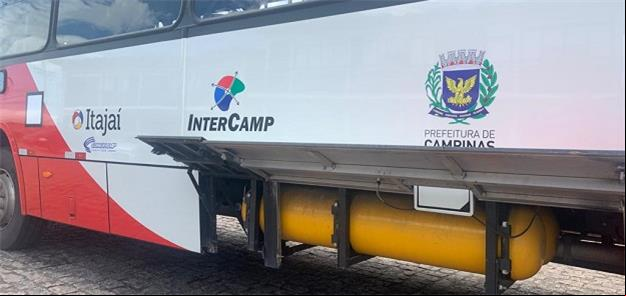 Cilindro de gás natural: inovação em ônibus de Cam